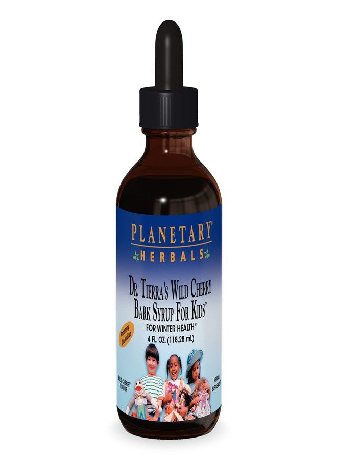 Planetary Herbals Wild Cherry Bark Syrup for Kids - 4 Ounces - Image 1